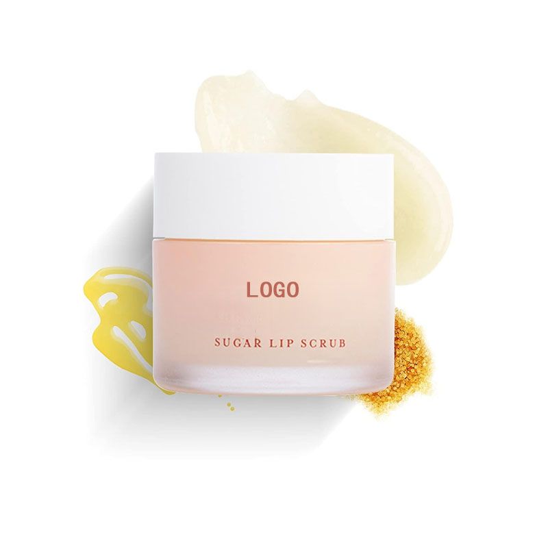 Natural Lip Scrub Balm with Sugar Exfoliant